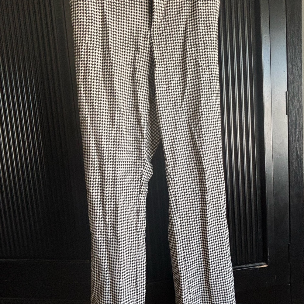 Studio Black and White Houndstooth Trousers